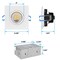 Luxrite 3 Inch Square Gimbal LED Recessed Downlight 5CCT 2700K-5000K 8W 600LM Dimmable Damp Rated IC Rated LR23222-1PK - alternate 3